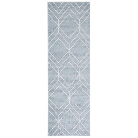 Safavieh 2 ft. 6 in. x 12 ft. Adirondack Runner Rug Blue & Ivory ADR241M-212
